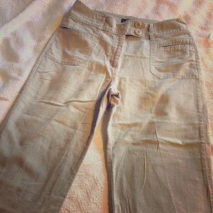 Allison Brittney Khaki Dress Capri Pants